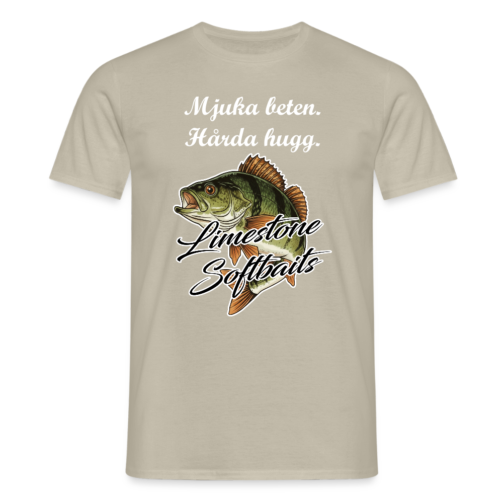 T-shirt herr - sandbeige