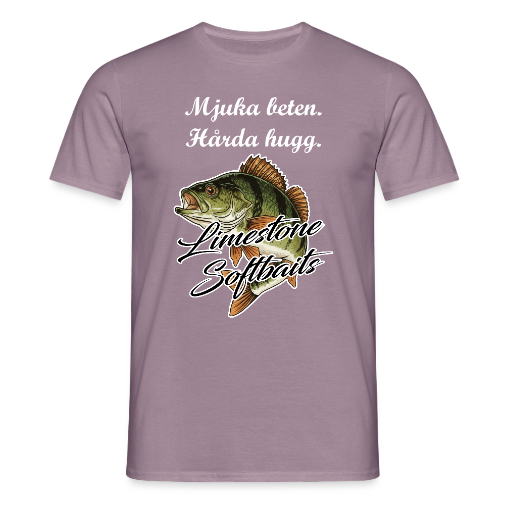 T-shirt herr - lilagrå 