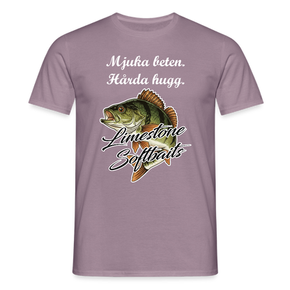 T-shirt herr - lilagrå 