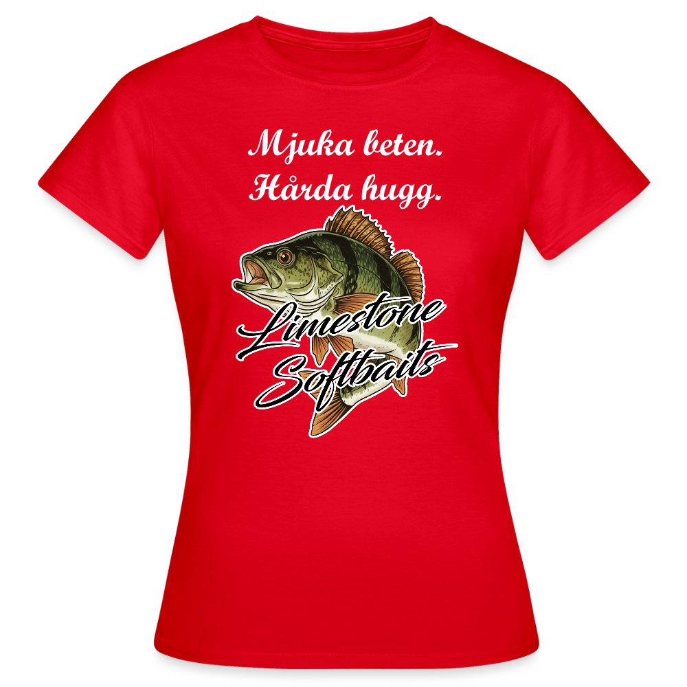 T-shirt dam - röd