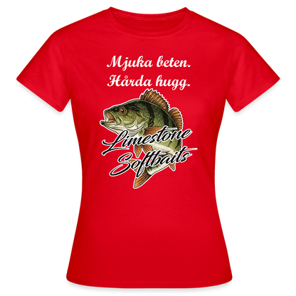 T-shirt dam - röd
