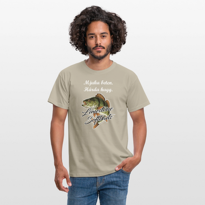 T-shirt herr - sandbeige