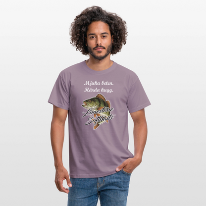 T-shirt herr - lilagrå 