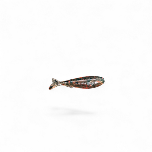Limestone Softbaits 1.7-inch Swimbait designed for fishing, featuring realistic details and soft plastic construction.