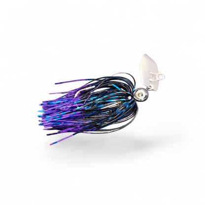Limestone Softbaits ShadShaker chatter bait with a sleek shad profile and adjustable blade for bass fishing.