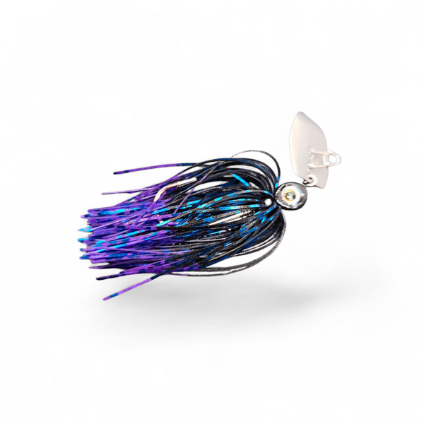 Limestone Softbaits ShadShaker chatter bait with a sleek shad profile and adjustable blade for bass fishing.