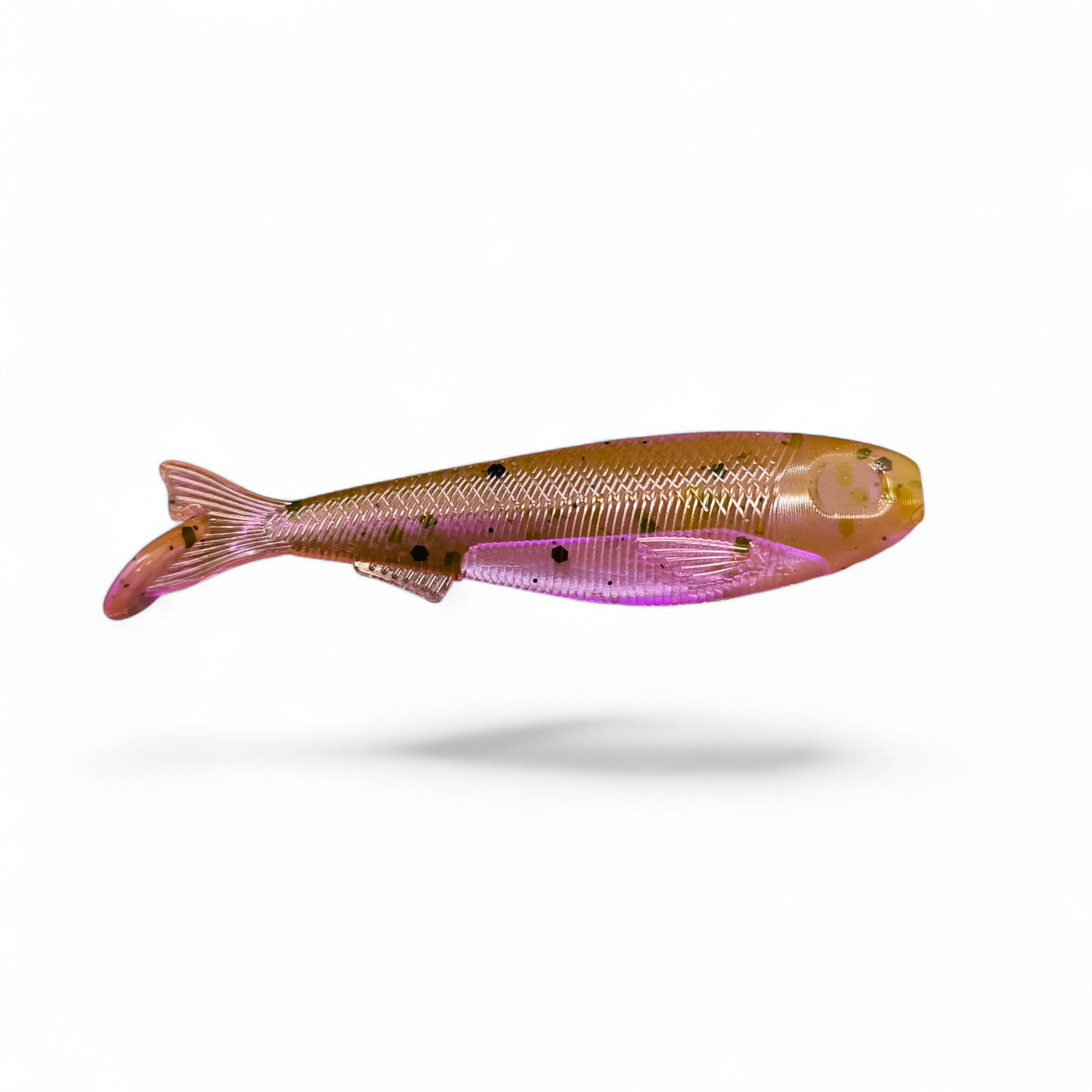 Limestone Softbaits 3.3-inch Slaybait swimbait with realistic fish design and detailed coloring for fishing lure applications.