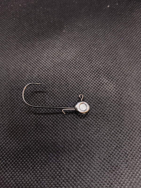 Limestone Softbaits Shadshaker jig with realistic shad shape and detailed coloring for freshwater fishing.