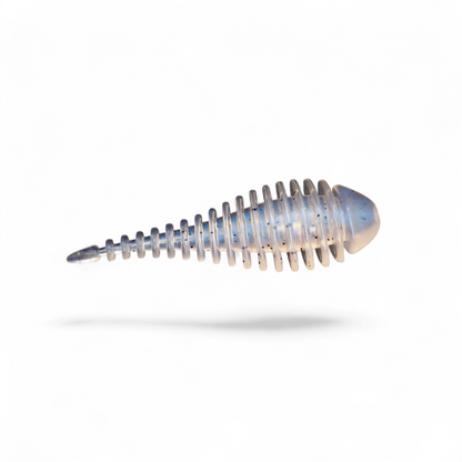 Limestone Softbaits Gilley 2.8-inch soft plastic fishing lure with realistic baitfish design, ideal for freshwater and saltwater fishing.