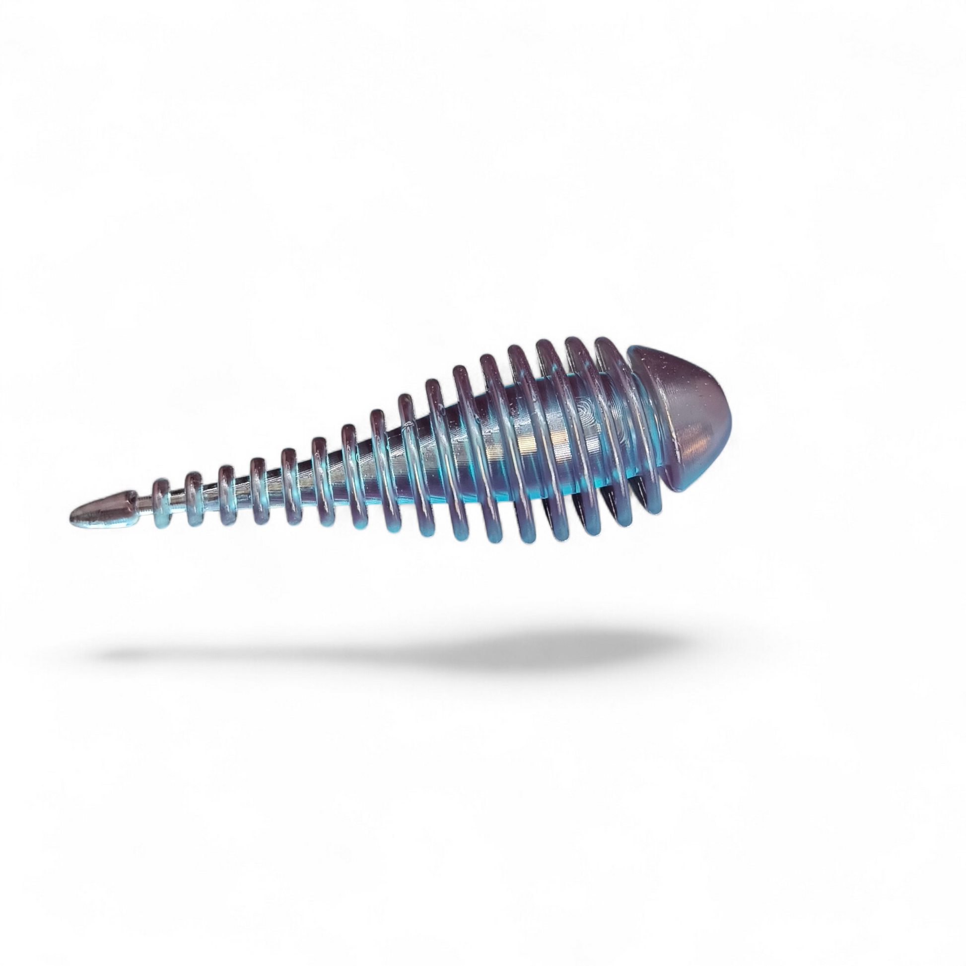 Limestone Softbaits Gilley 2.8-inch soft plastic bait for fishing, featuring detailed design and realistic color for attracting fish.