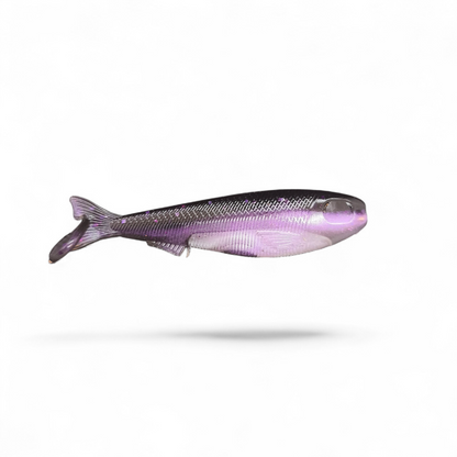 Limestone Softbaits 3.3-inch Slaybait swimbait with realistic fish design and vibrant colors for fishing lure.