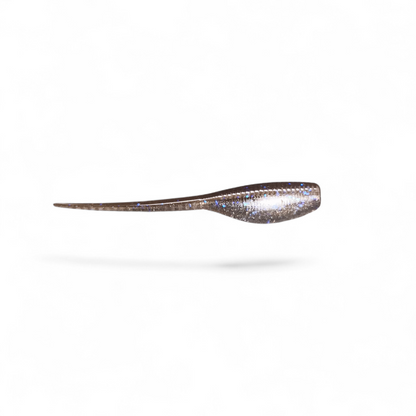 Limestone Softbaits 3-inch Slayer finesse bait, soft plastic fishing lure with realistic details for freshwater fishing.
