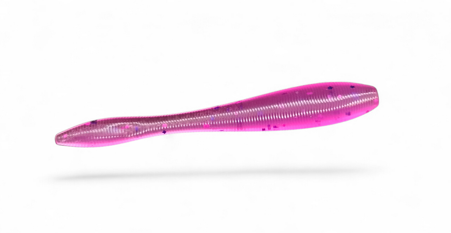 Limestone Softbaits Ds Leech 3.5-inch dropshot bait with soft, flexible texture, ideal for freshwater fishing.