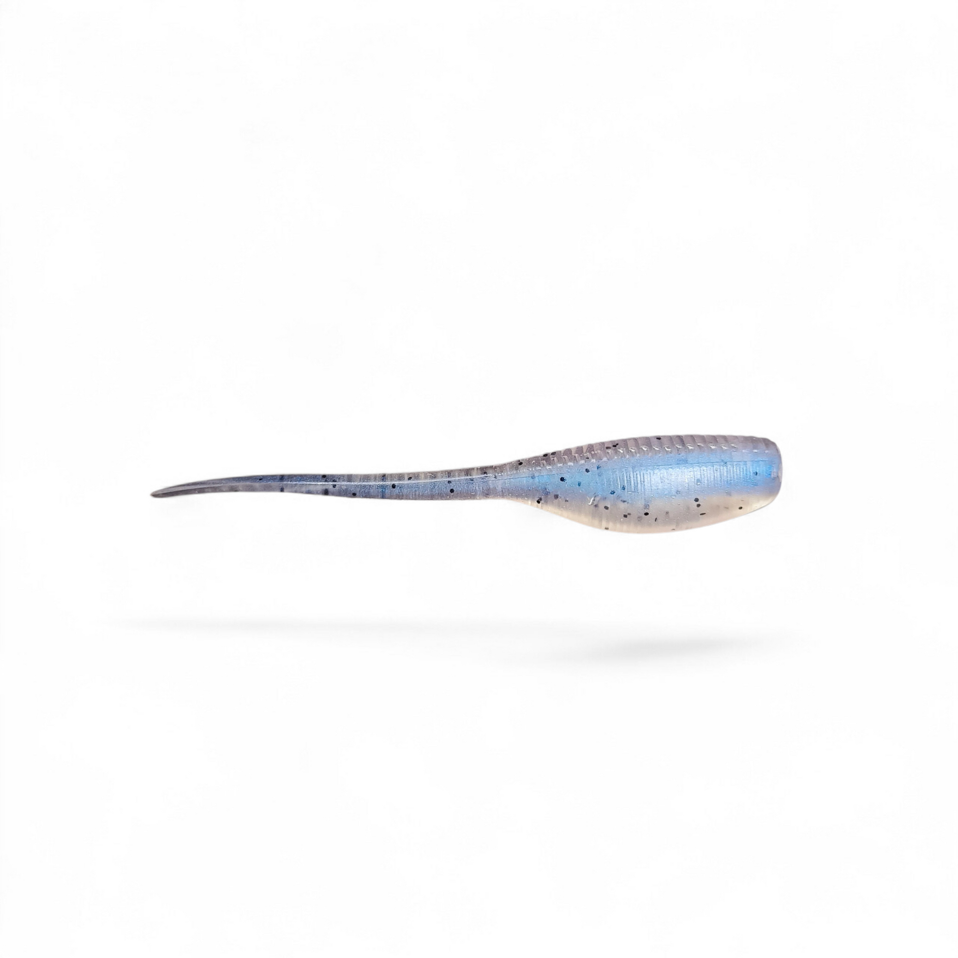 Limestone Softbaits 3-inch Slayer finesse bait in vibrant colors, designed for fishing and freshwater angling.